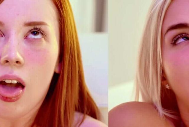Lika Star and Lottie Magne Ahegao face