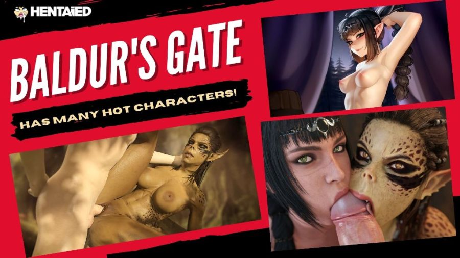 Baldur's Gate has many hot characters!